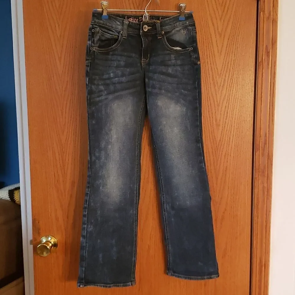 EUC Justice Girls Jeans Sz 10 1/2